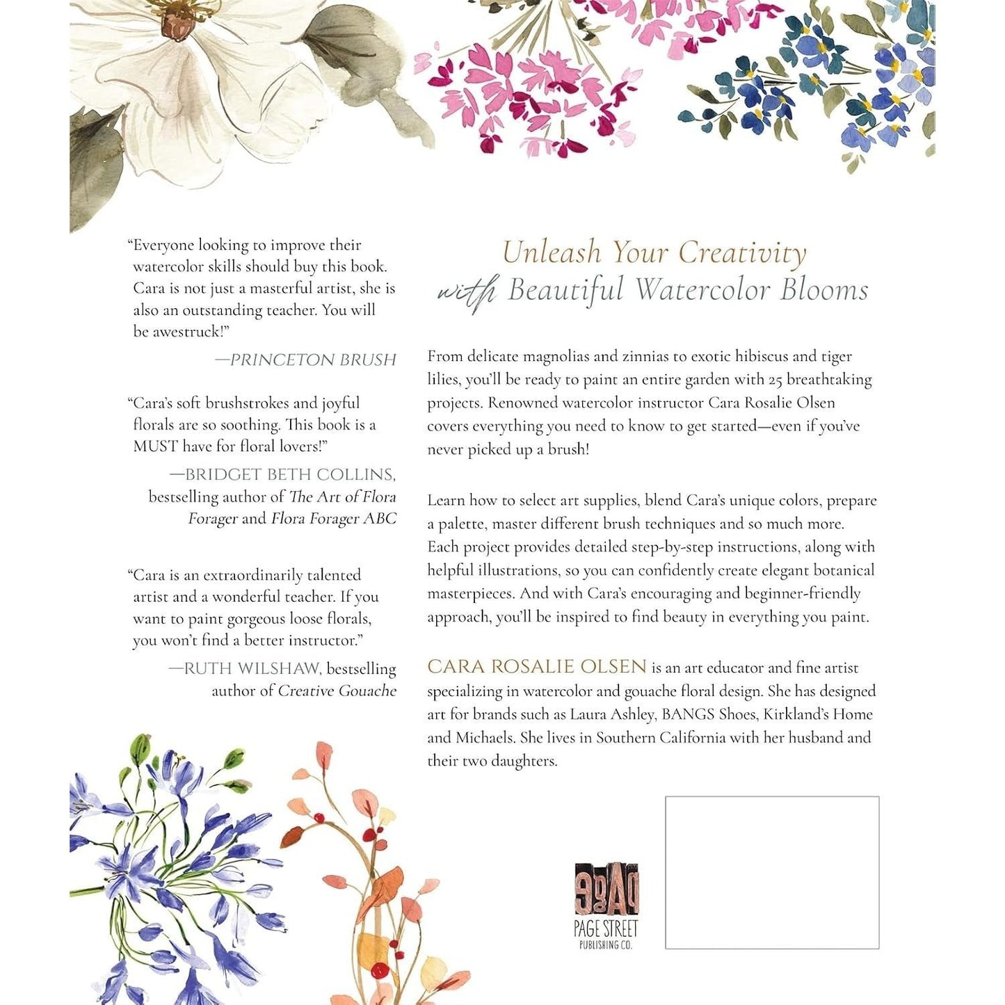 Botanical Watercolor Painting for Beginners: A Step-By-Step Guide to Create Beautiful Floral Artwork