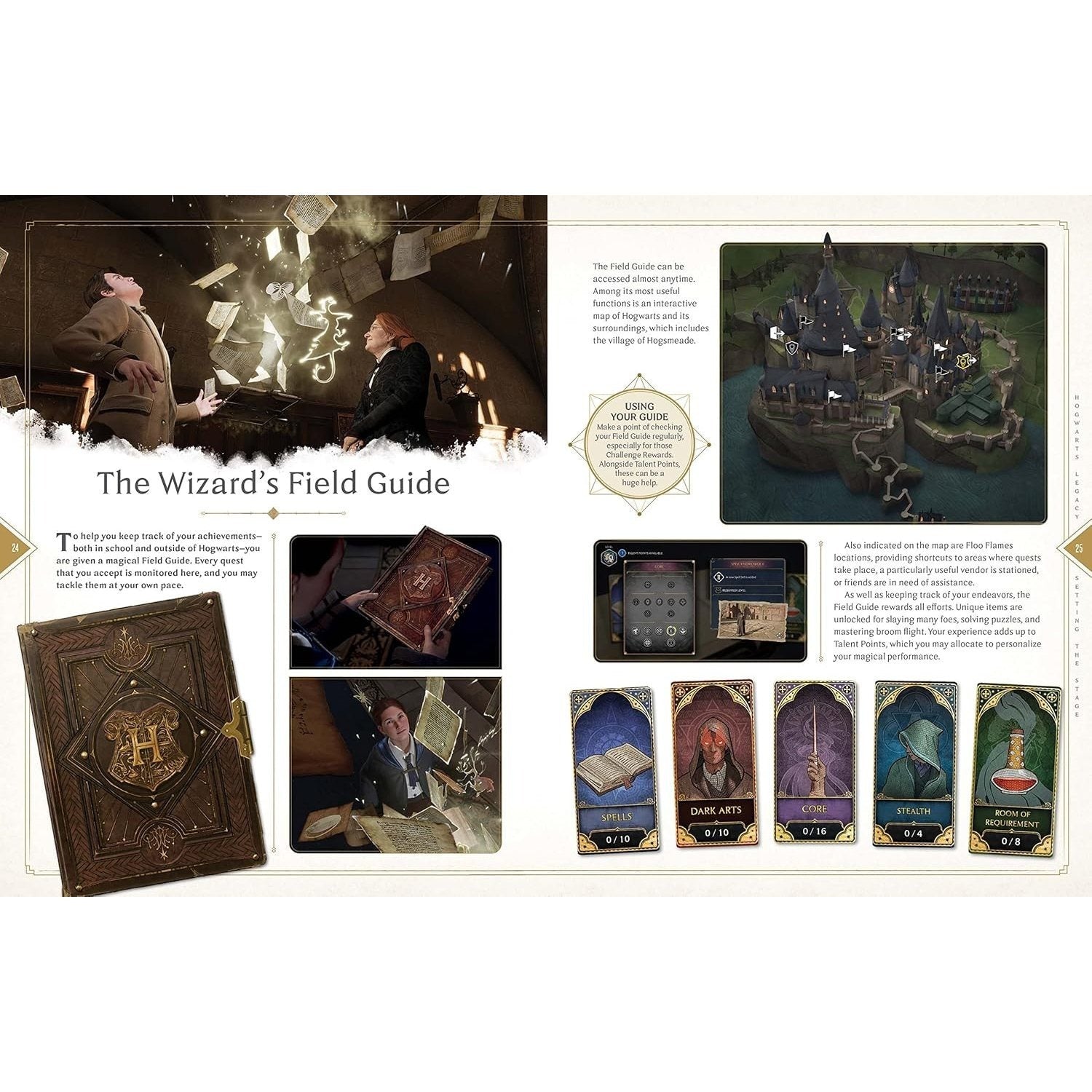 Hogwarts Legacy: The Official Game Guide (Companion Book) (Spiral Bound)