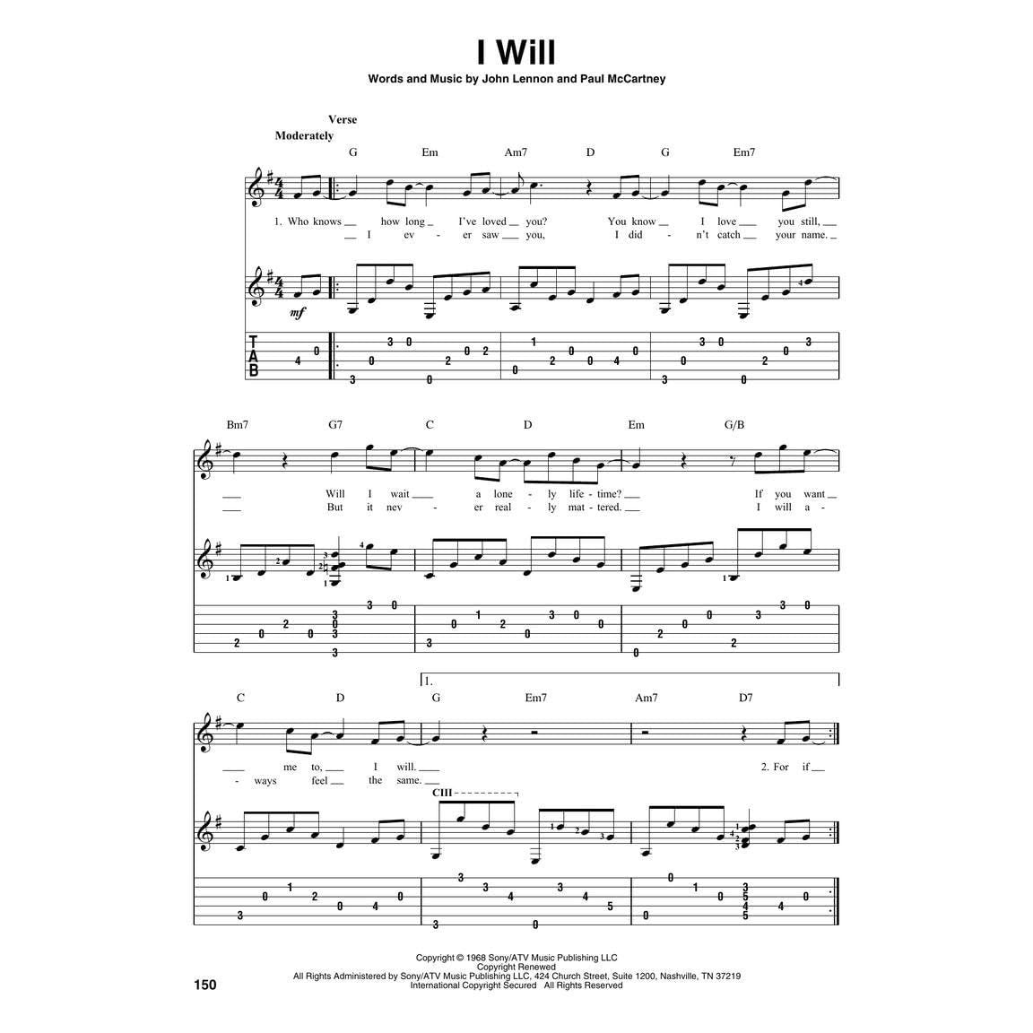 100 Most Popular Songs for Fingerpicking Guitar: Solo Guitar Arrangements in Standard Notation and T (Spiral Bound)