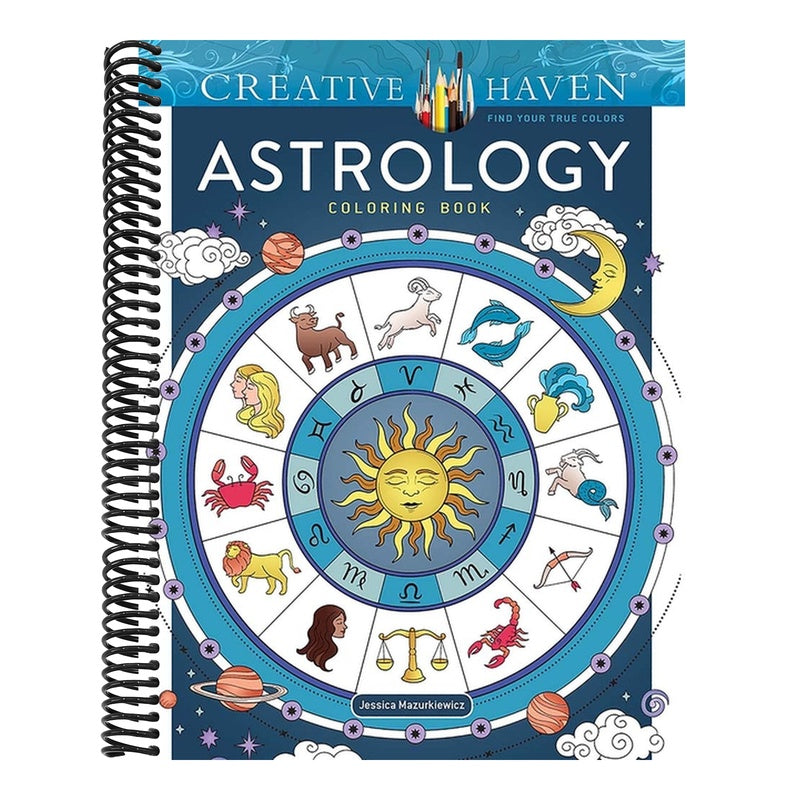 Creative Haven Astrology Coloring Book