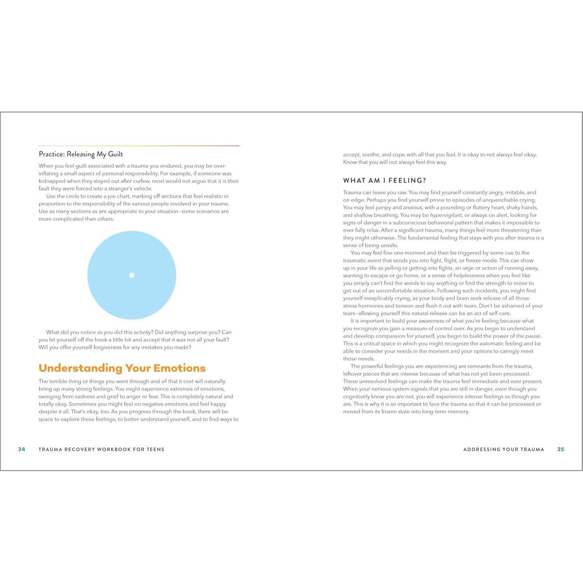 Trauma Recovery Workbook for Teens: Exercises to Process Emotions, Manage Symptoms and Promote Healing