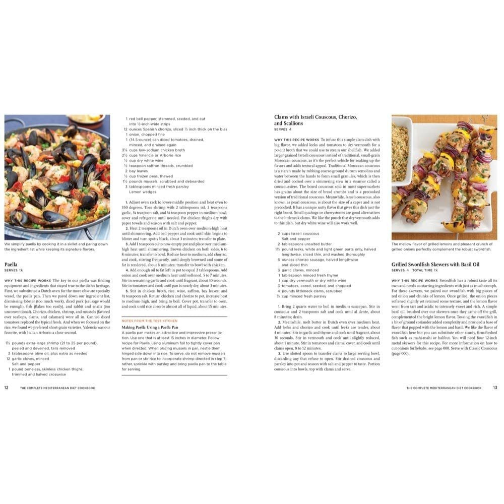 The Complete Mediterranean Cookbook: 500 Vibrant, Kitchen-Tested Recipes for Living and Eating Well Every Day (The Complete ATK Cookbook Series)