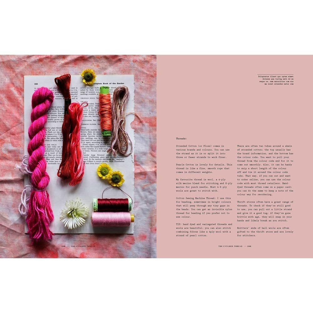 The Untamed Thread: Slow Stitch to Soothe the Soul and Ignite Creativity Volume 1