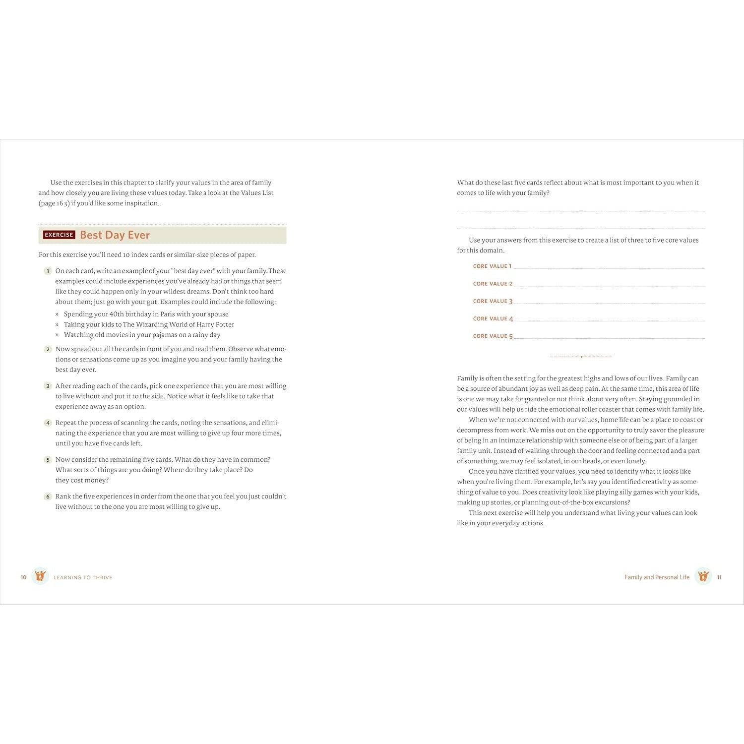 Learning to Thrive: An Acceptance and Commitment Therapy Workbook
