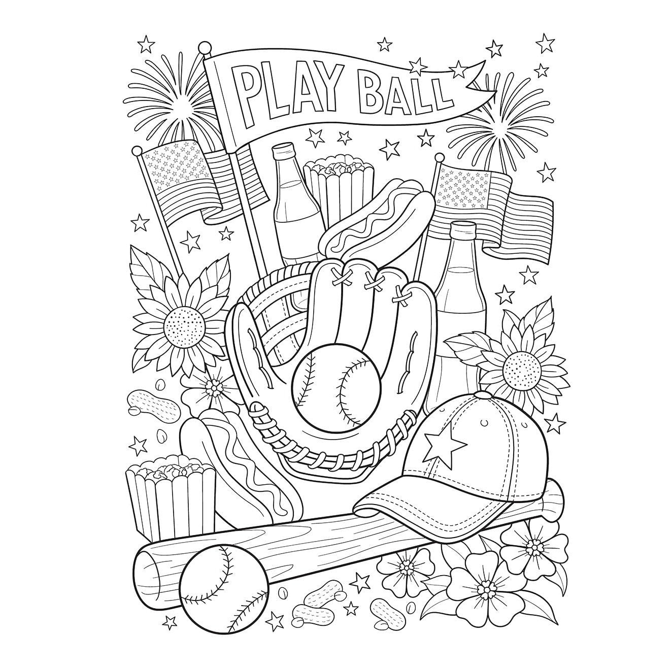 Americana: A Coloring Book