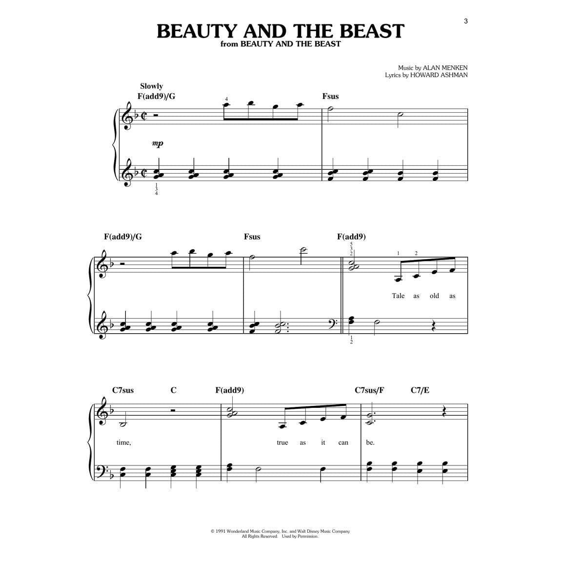 The 40 Most-Streamed Disney Songs: Easy Disney Piano Sheet Music Songbook for Beginners (Spiral Bound)