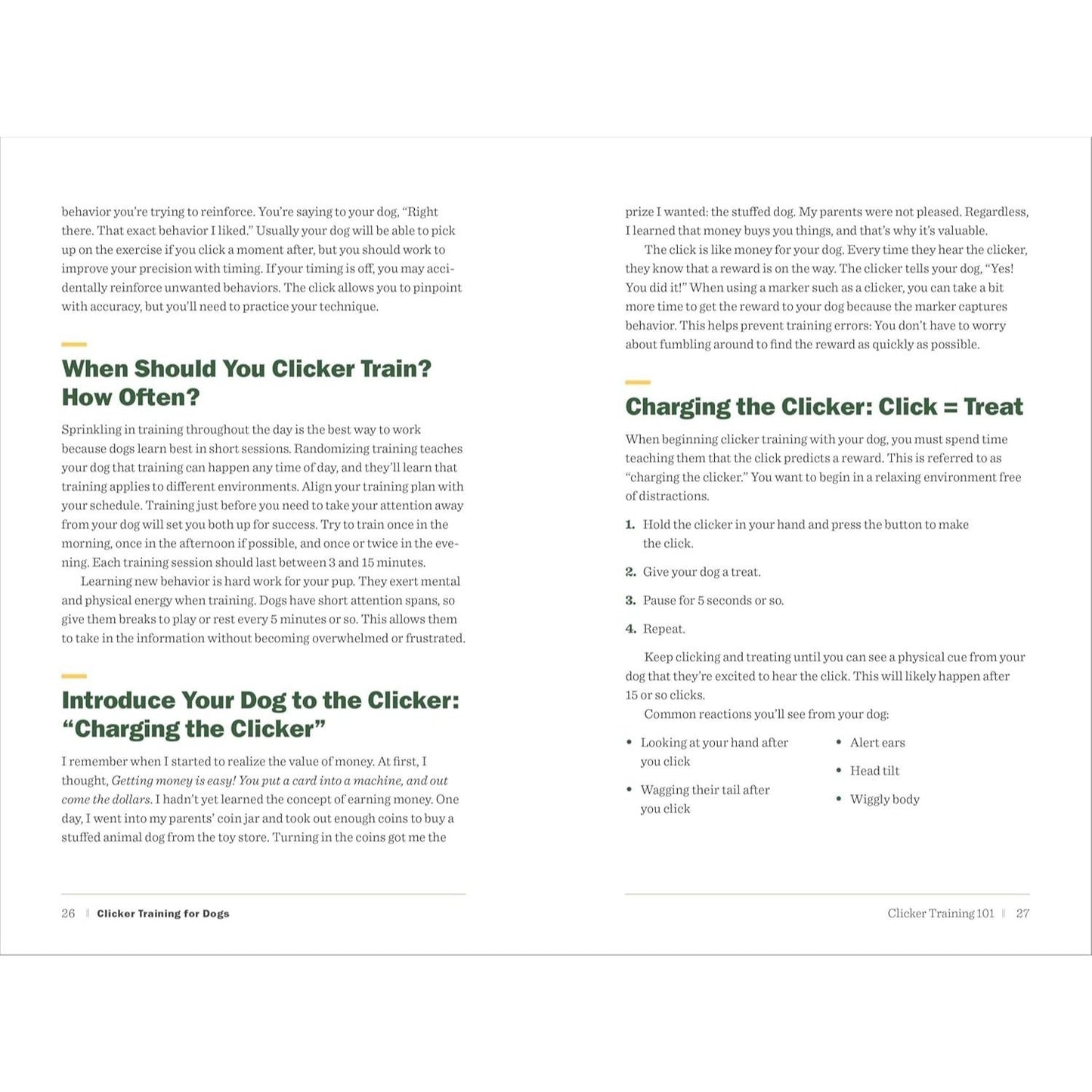 Clicker Training for Dogs: Master Basic Training, Common Cues, and Fun Tricks in 15 Minutes a Day