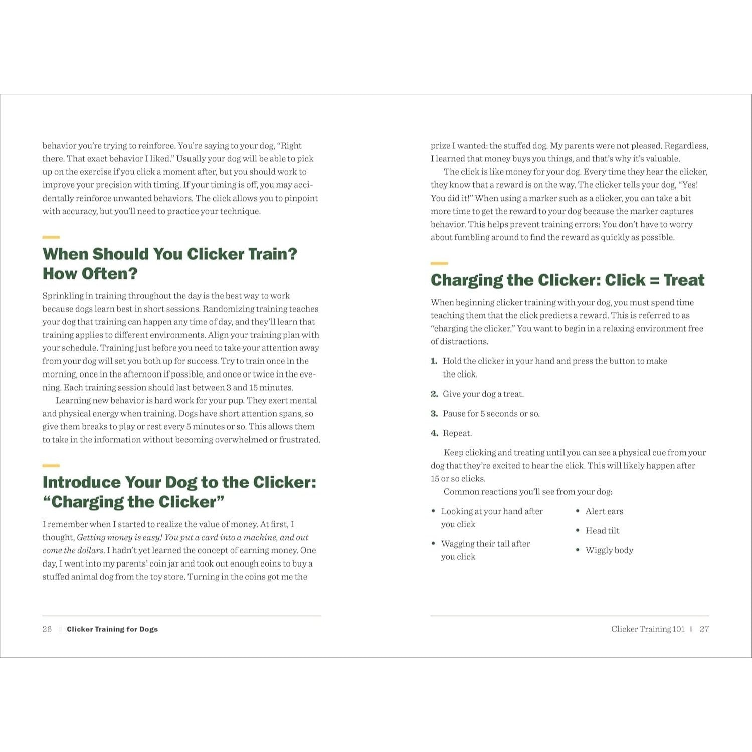 Clicker Training for Dogs: Master Basic Training, Common Cues, and Fun Tricks in 15 Minutes a Day