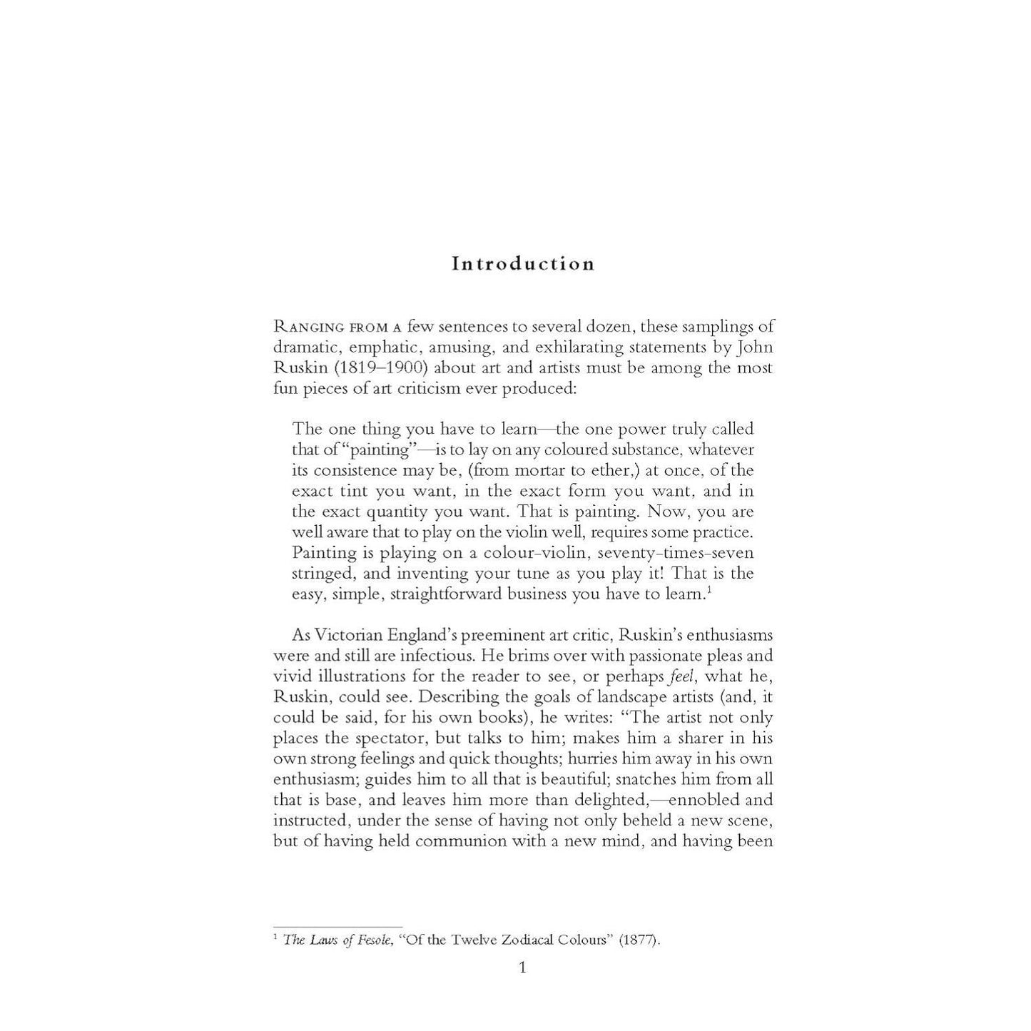 Ruskin on Art and Artists