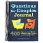 Questions for Couples Journal: 400 Questions to Enjoy, Reflect, and Connect with Your Partner (Spiral Bound)