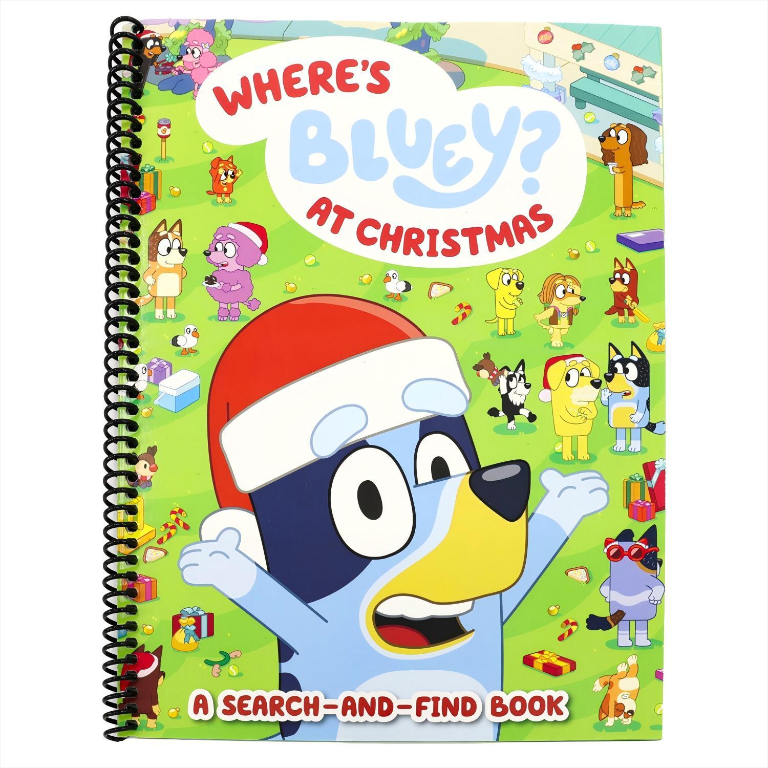 Where's Bluey? at Christmas: A Search-And-Find Book (Spiral Bound)