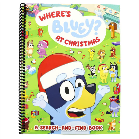 Where's Bluey? at Christmas: A Search-And-Find Book (Spiral Bound)