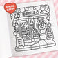 Cozy Christmas: Coloring Book for Adults and Kids (Cozy Spaces Coloring) (Spiral Bound)