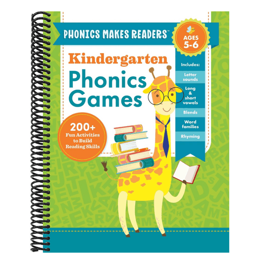 Phonics Makes Readers: Kindergarten Phonics Games: 200+ Fun Activities to Build Reading Skills