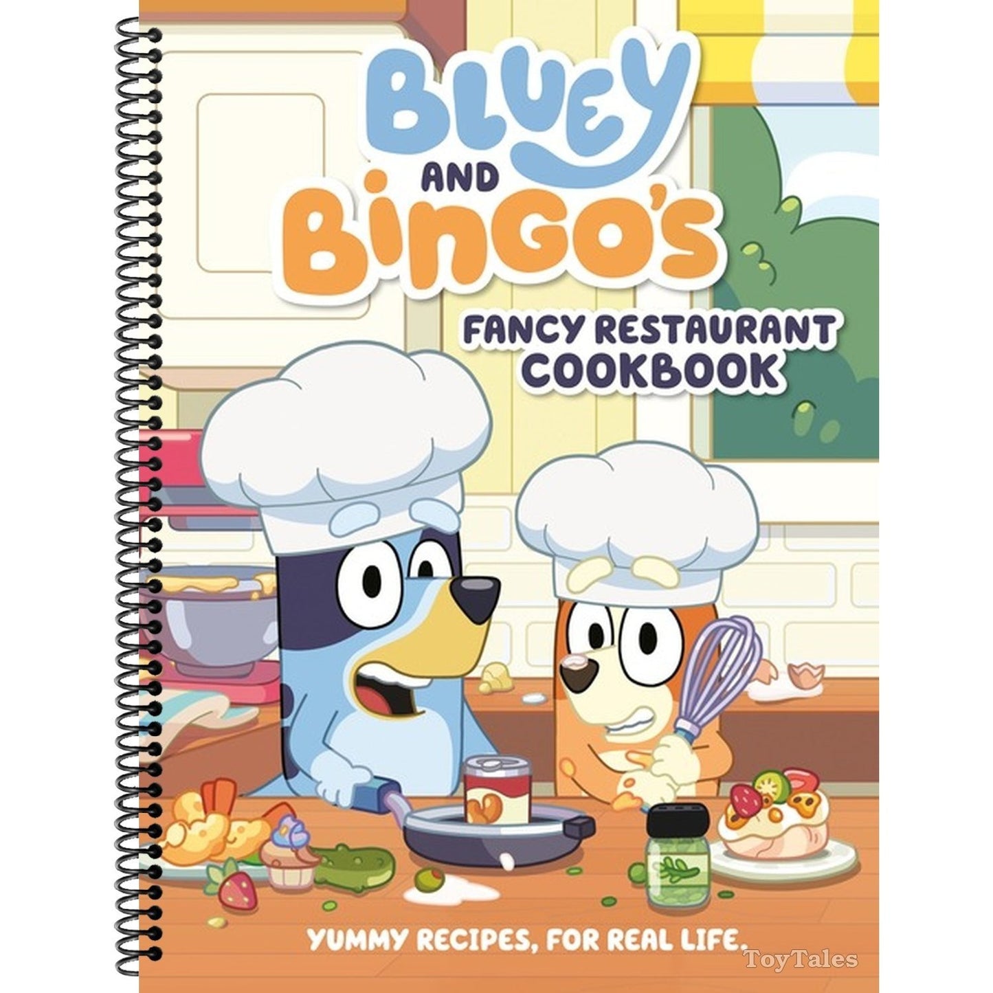 Bluey and Bingo's Fancy Restaurant Cookbook: Yummy Recipes, for Real Life (Spiral Bound)