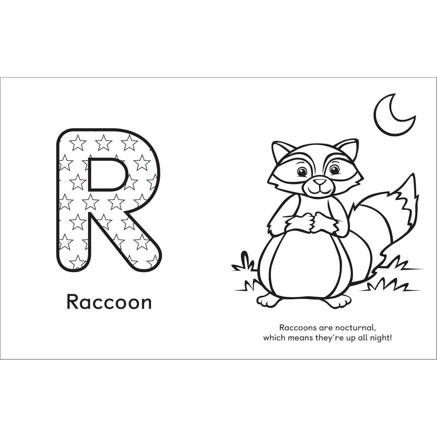 A is for Animals!: Preschool Coloring Book (Spiral Bound)