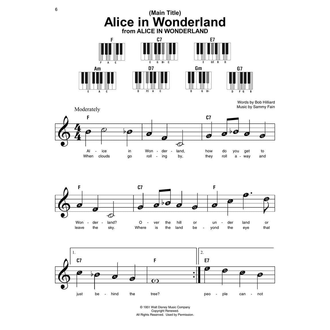 Disney - Super Easy Songbook - Disney Piano Music Book with Accessible Arrangements - Easy-To-Play Piano Sheet Music Book (Spiral Bound)