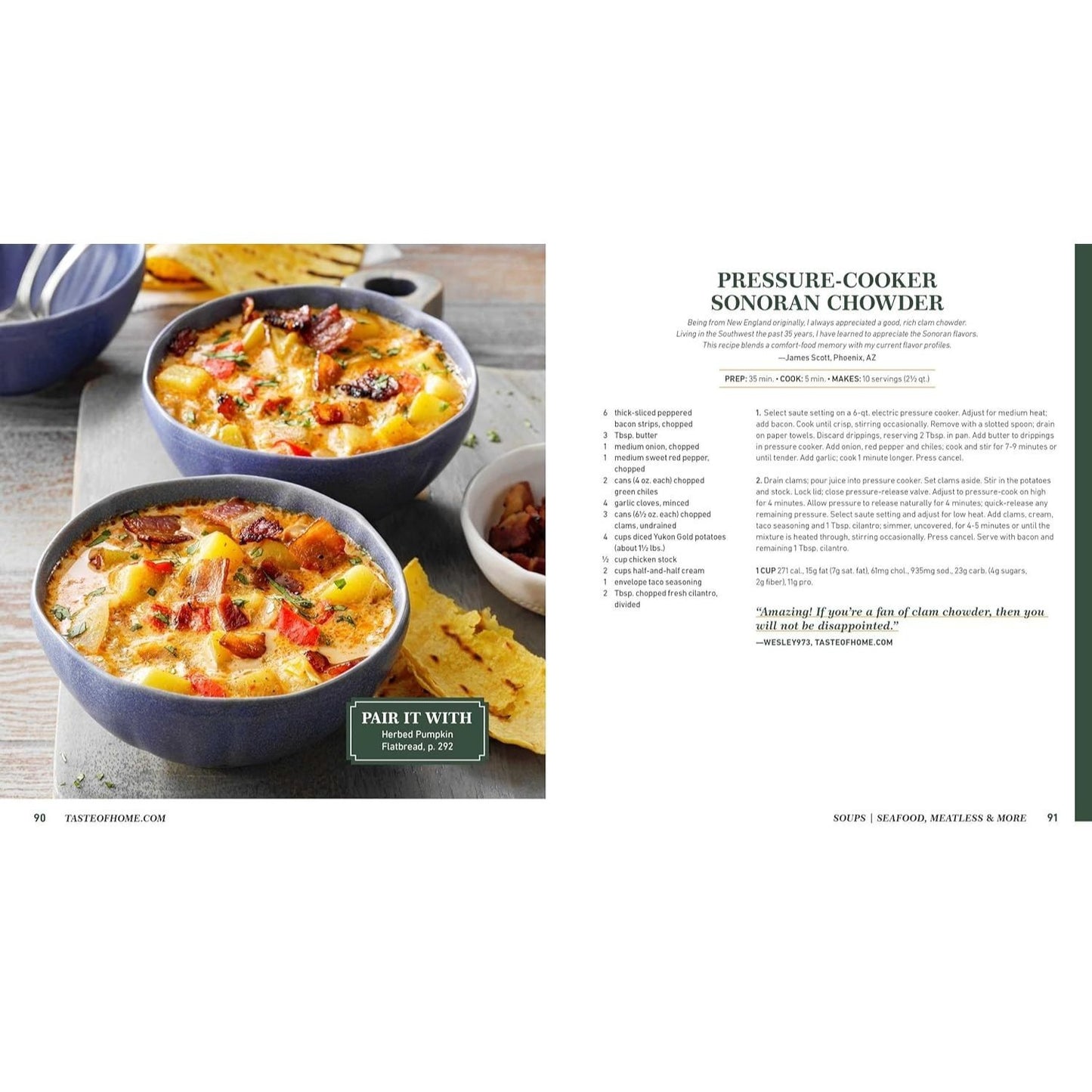 Taste of Home Soups & Breads: 200+ Comforting Recipes for Soups, Stews, Chowders, and Homemade Breads