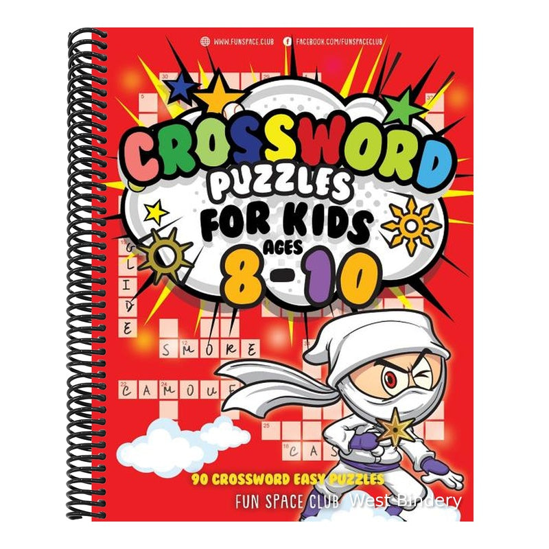 Crossword Puzzles for Kids Ages 8-10: 90 Crossword Easy Puzzle Books
