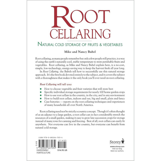 Root Cellaring: Natural Cold Storage of Fruits & Vegetables (Revised)