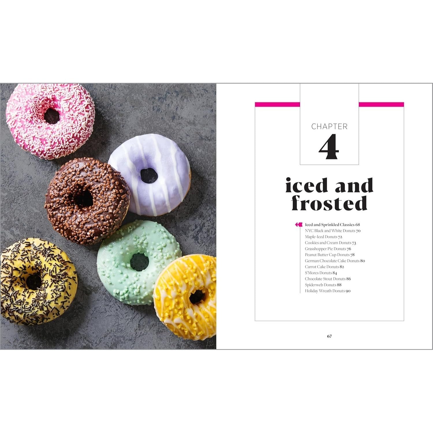 The Easy Baked Donut Cookbook: 60 Sweet and Savory Recipes for Your Oven and Mini Donut Maker (Spiral Bound)