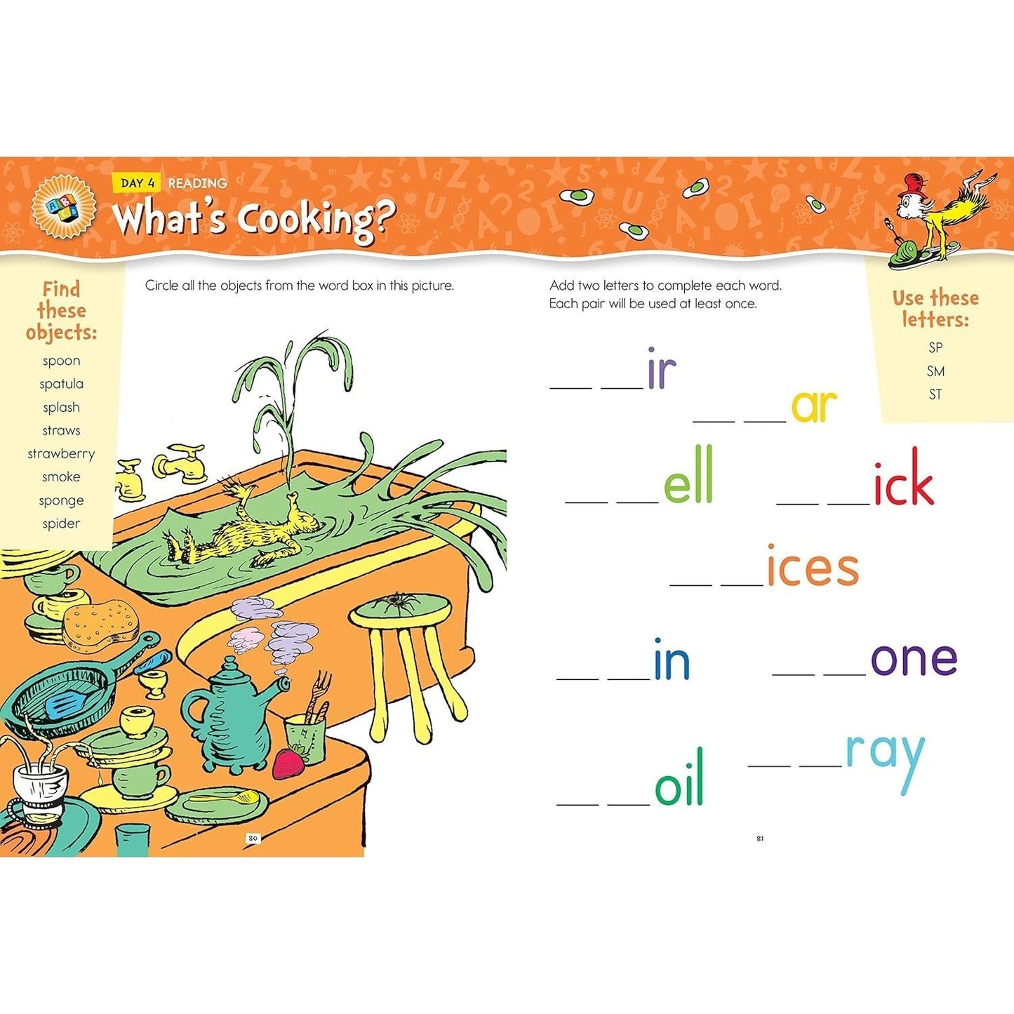 Summer with Seuss Workbook: Grades 1-2 (Dr. Seuss Workbooks) (Spiral Bound)