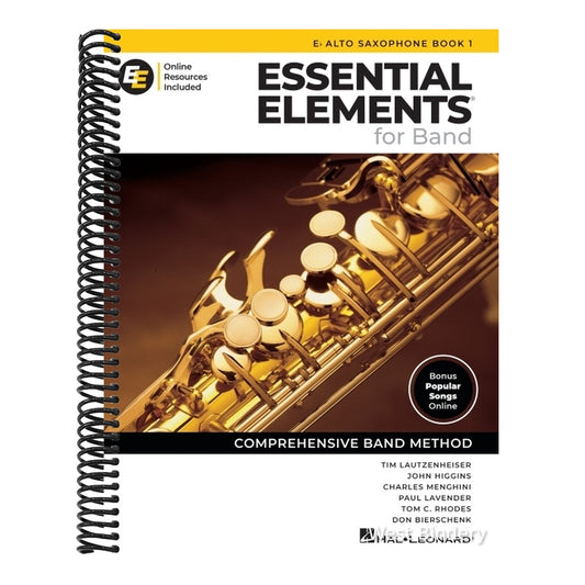 Essential Elements for Band - Eb Alto Saxophone Book 1 with Eei Online Resources Eb Alto Sax Method Songbook and Sheet Music for School Band Students