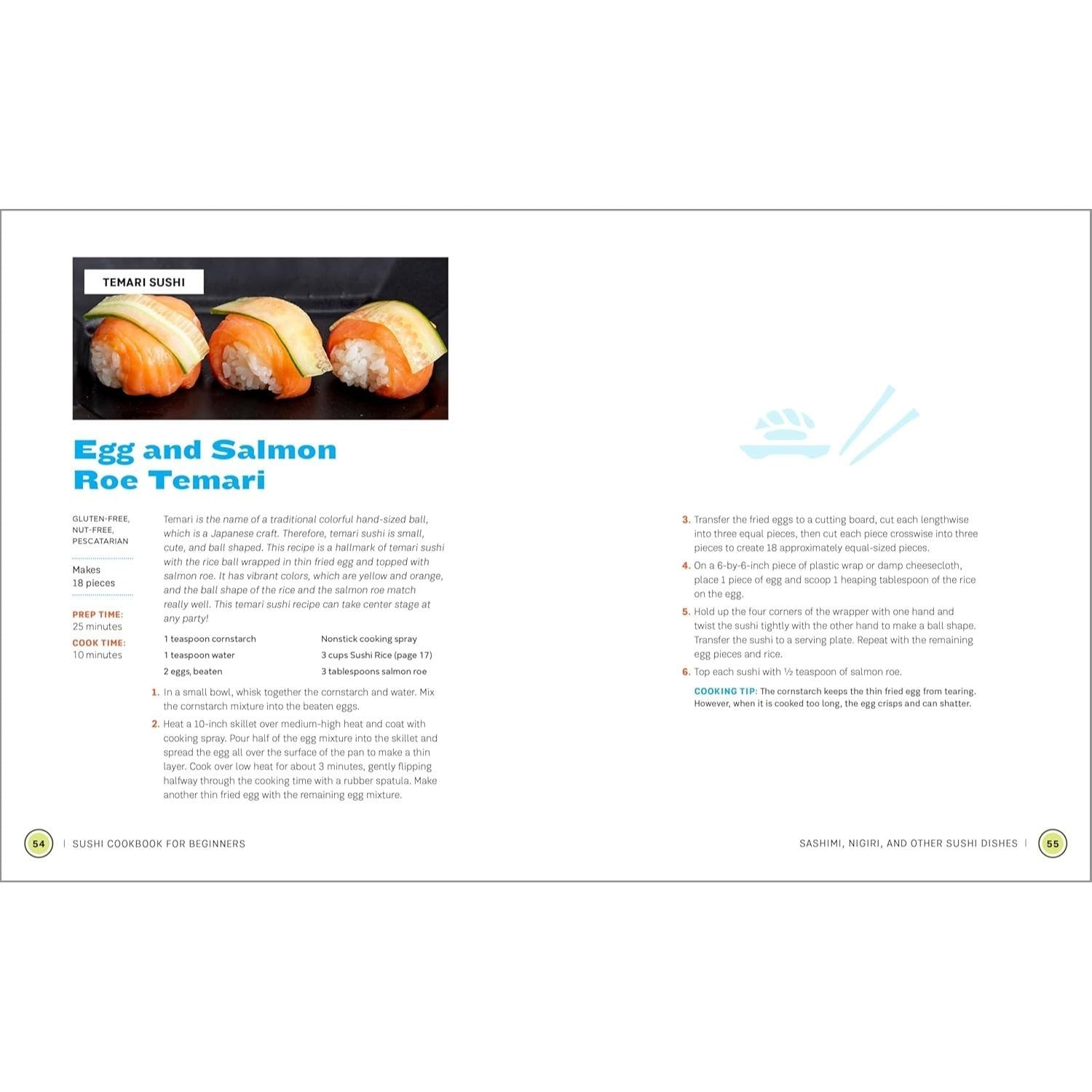 Sushi Cookbook for Beginners: 100 Step-By-Step Recipes to Make Sushi at Home (Spiral Bound)