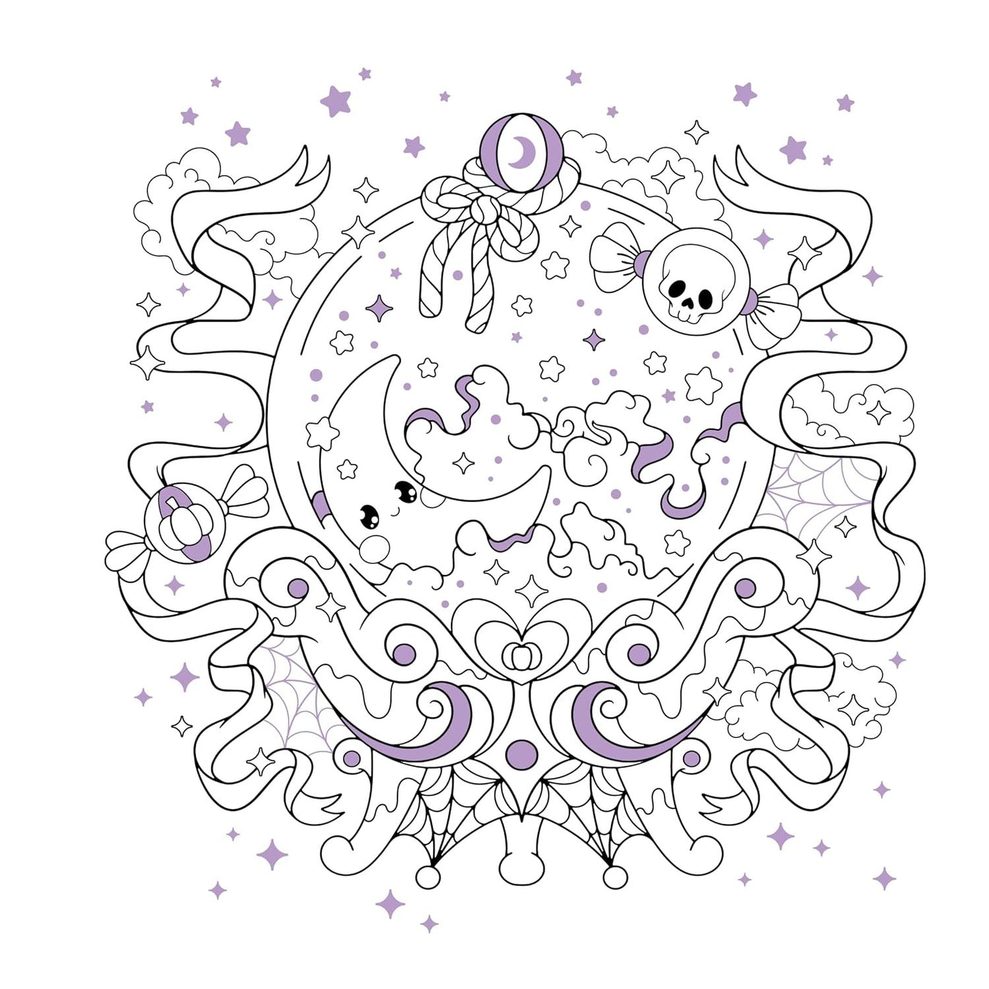 Manga Sparkle: Creepy Cute: An Enchanting & Shimmery Anime & Manga Style Coloring Book