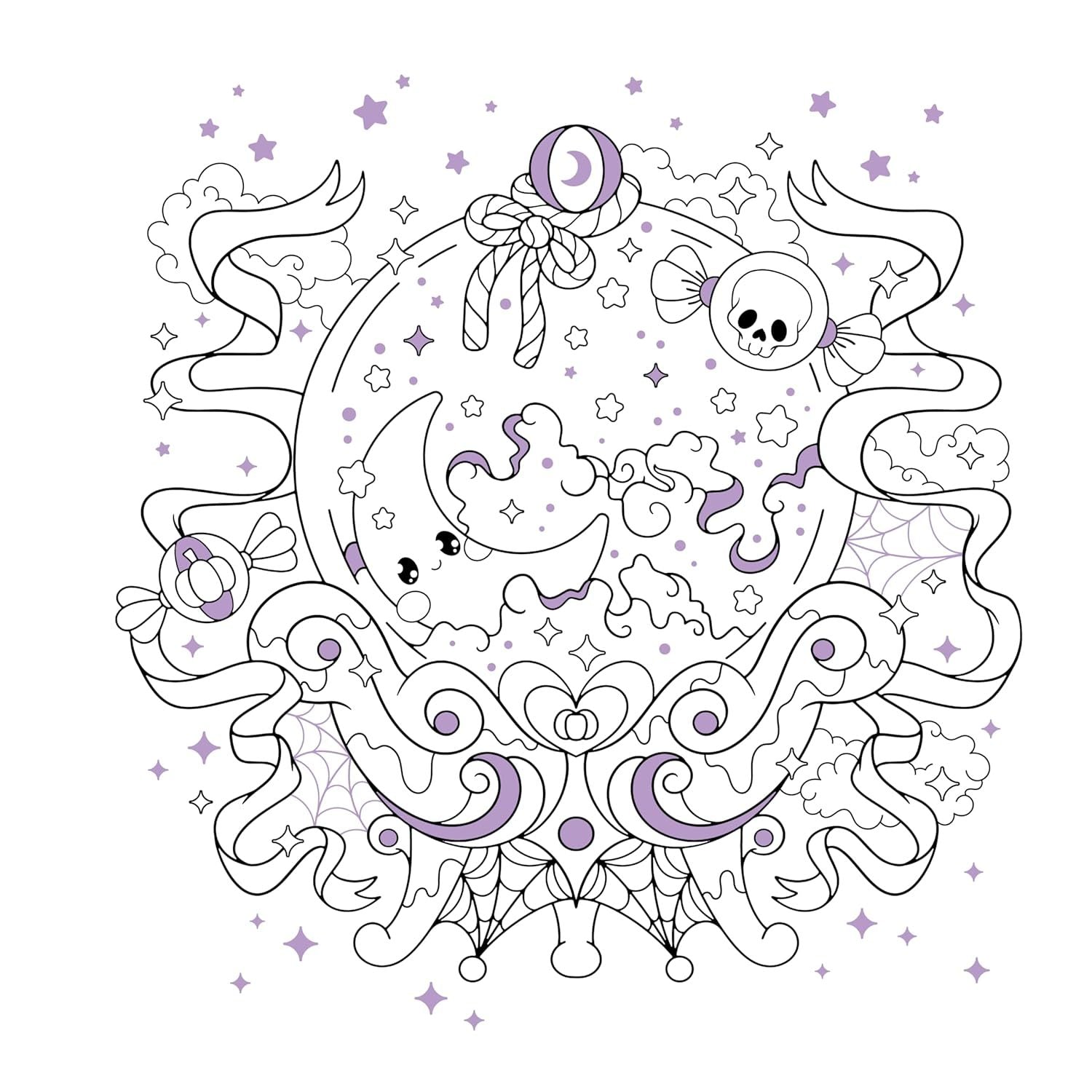Manga Sparkle: Creepy Cute: An Enchanting & Shimmery Anime & Manga Style Coloring Book