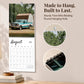 MUKAWA 2027 Wall Calendar, American Pickup Truck Scenes, 11.5" × 14.7"
