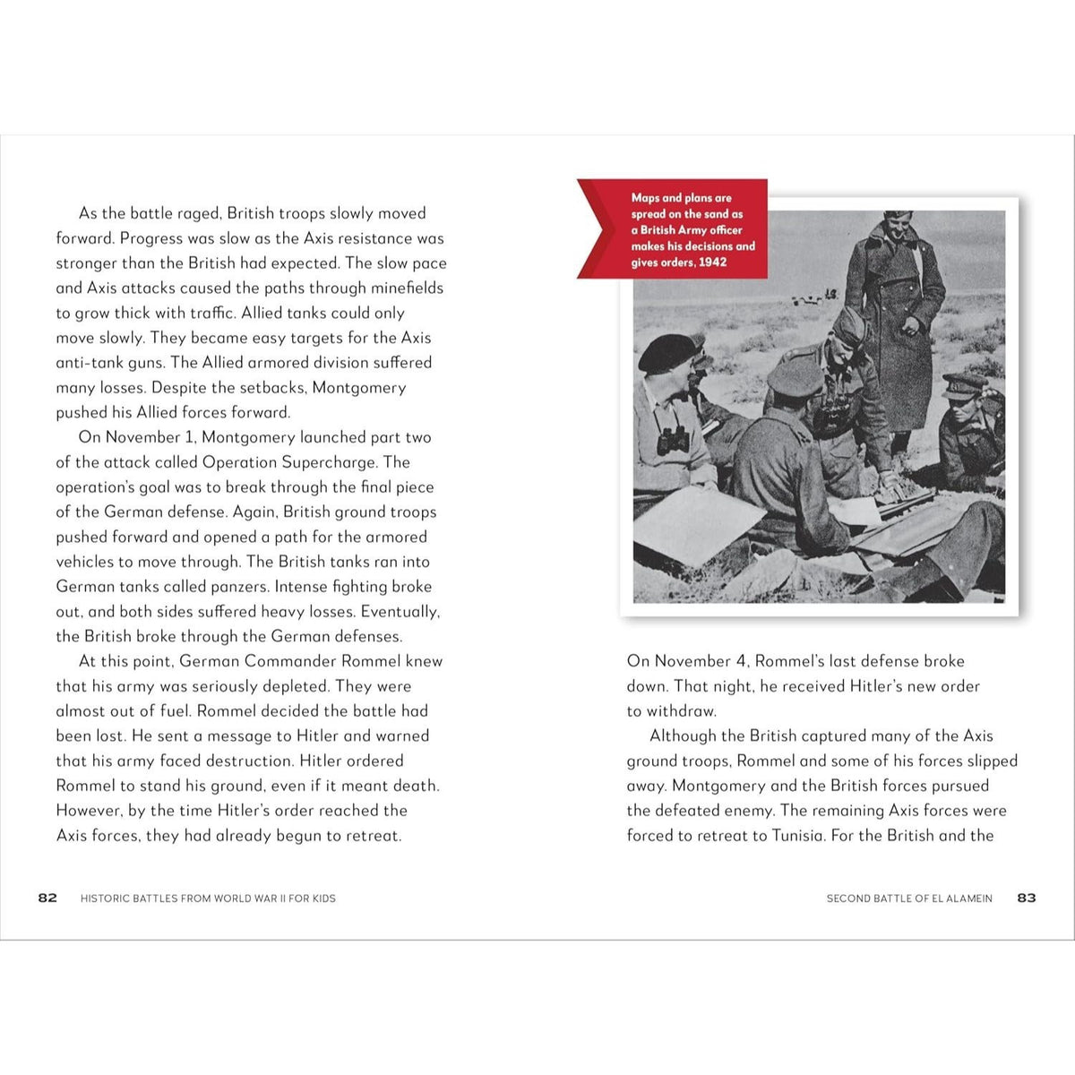 Historic Battles from World War II for Kids: 15 Battles from Europe and the Pacific
