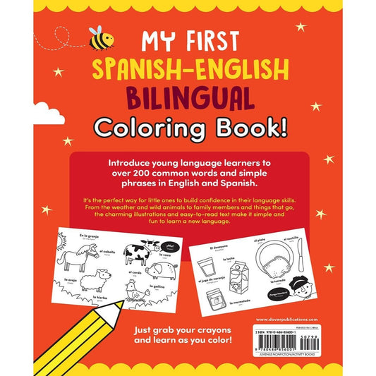 My First Spanish-English Bilingual Coloring Book!
