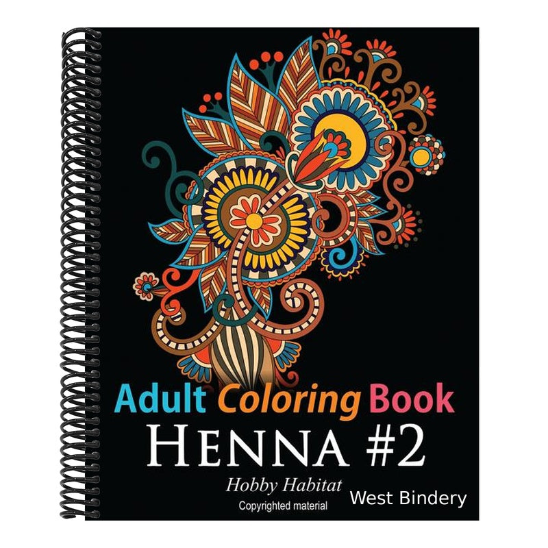 Adult Coloring Book: Henna #2: Coloring Book for Adults Featuring 50 Inspirational Henna Paisley Designs
