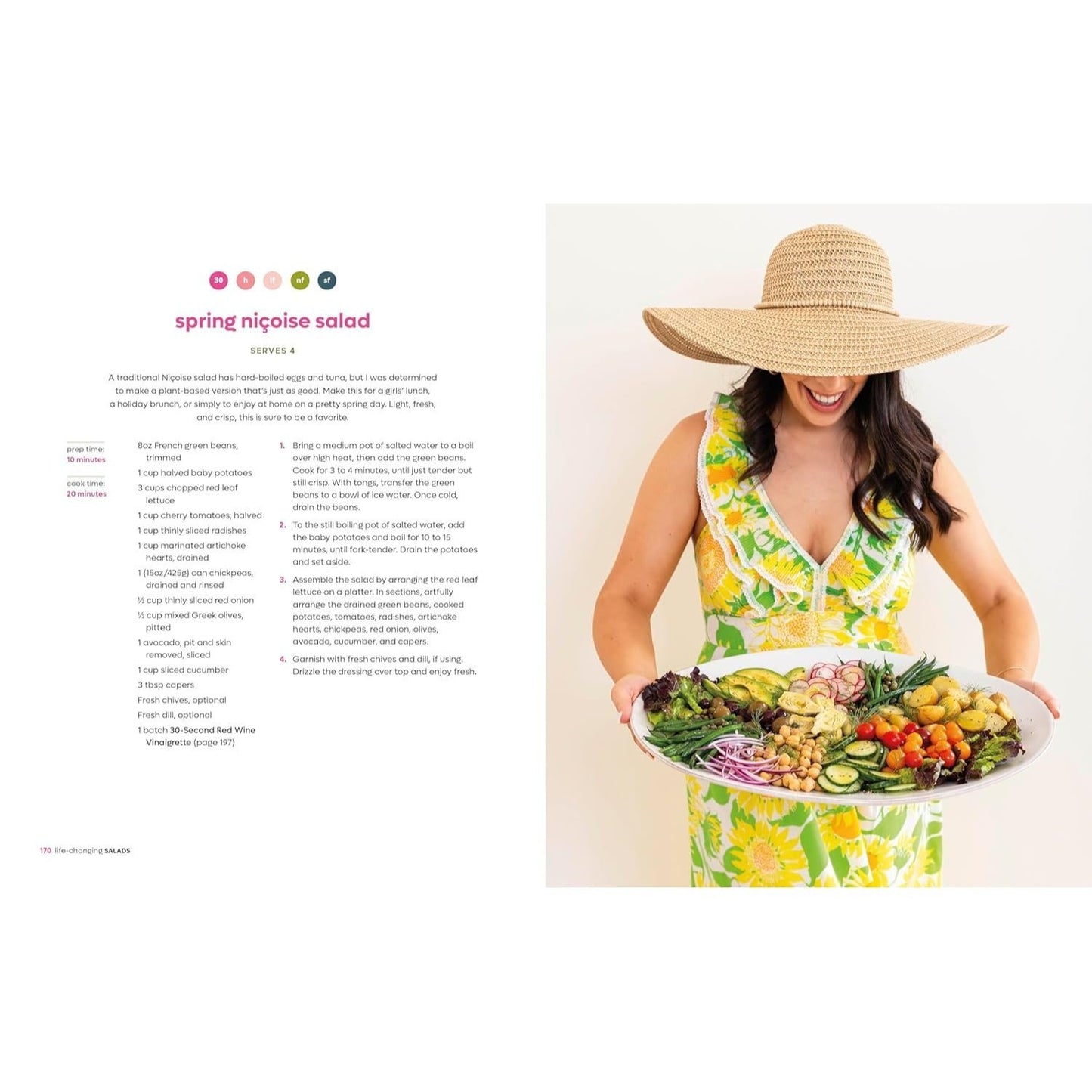 Life-Changing Salads: 100 Plant-Based Salads and Dressings Beyond Your Wildest Greens (Healthygirl Kitchen) (Spiral Bound)