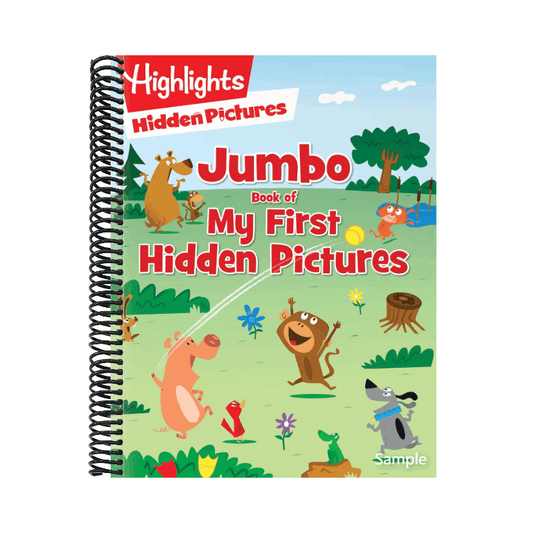Jumbo Book of My First Hidden Pictures: 115+ Hidden Pictures Puzzles in Highlights Activity Book, Seek and Find Puzzles for Kids 3+ (Highlights Jumbo Books & Pads) (Spiral Bound)
