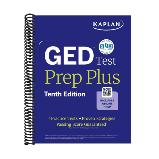 GED Test Prep Plus, Tenth Edition (2026): Includes a Diagnostic Pretest, 2 Full Length Practice Tests, 1000+ Practice Questions, and 60+ Online Videos