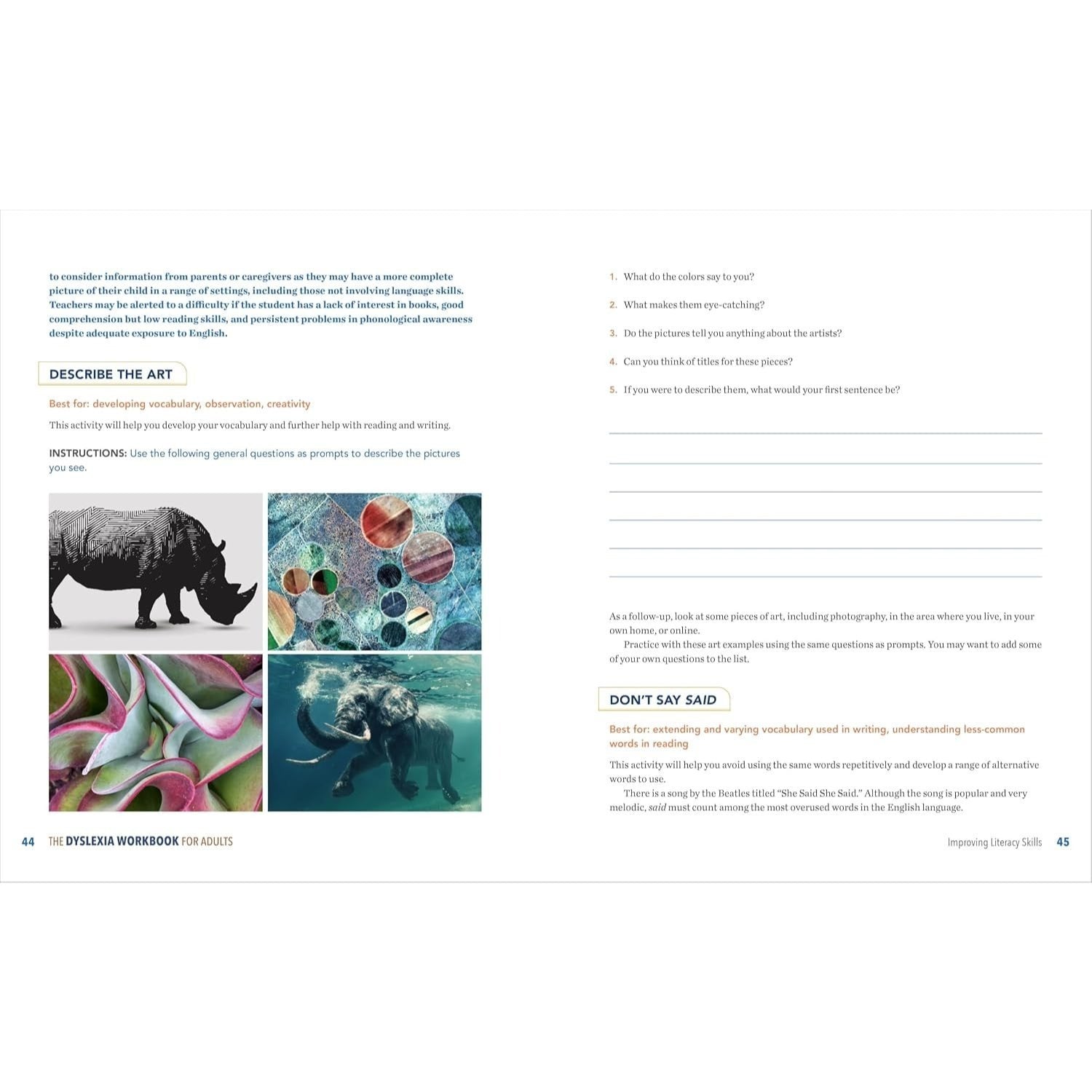 The Dyslexia Workbook for Adults: Practical Tools to Improve Executive Functioning, Boost Literacy Skills, and Develop Your Unique Strengths