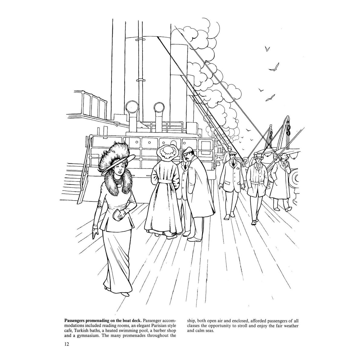 The Titanic Coloring Book