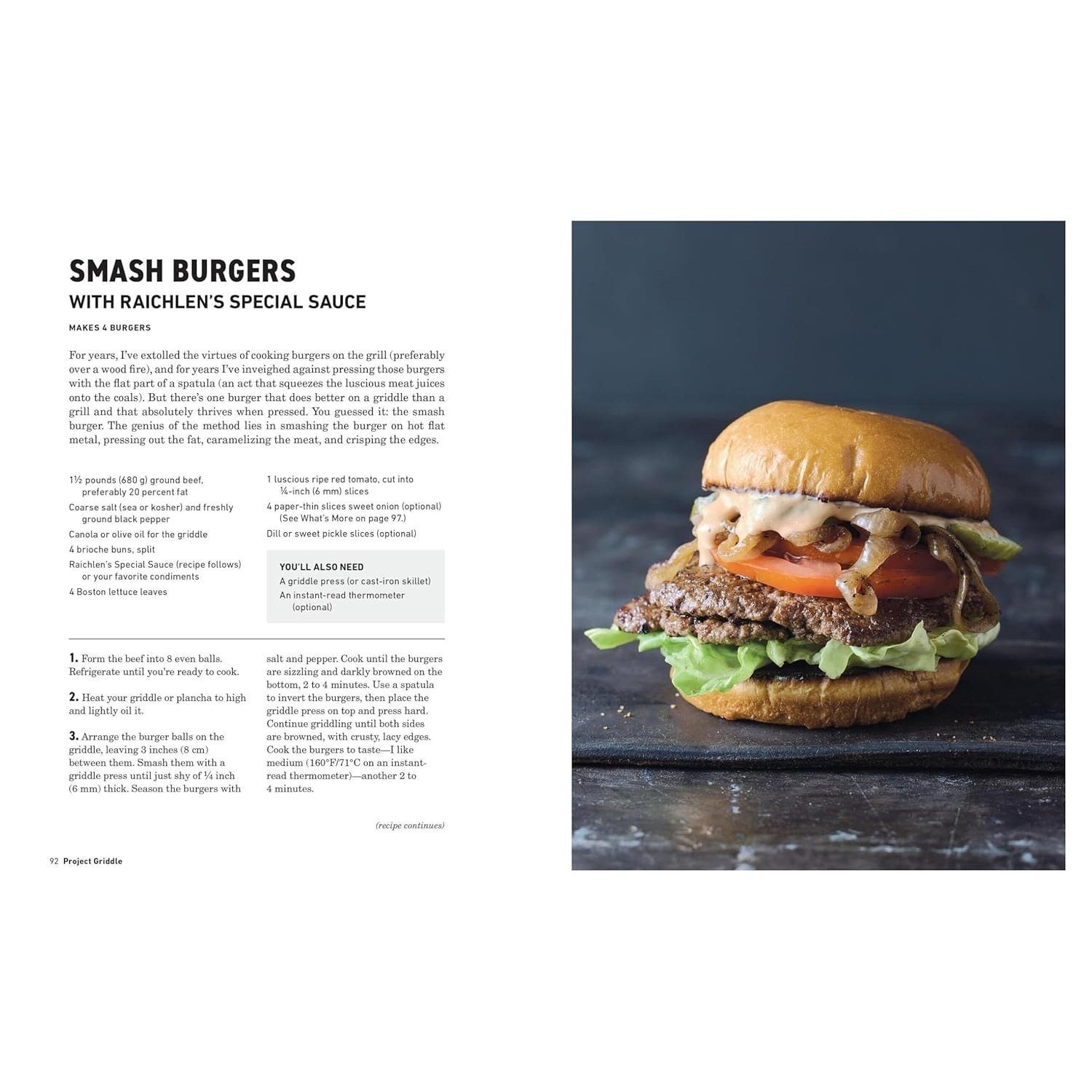 Project Griddle: The Versatile Art of Grilling on a Flattop (Spiral Bound)