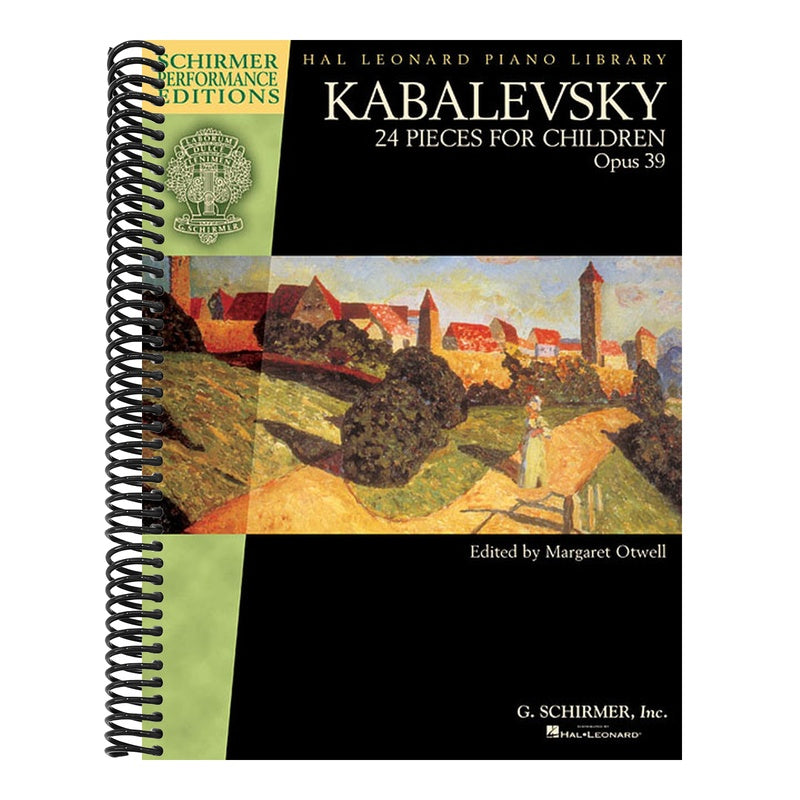 Kabalevsky 24 Pieces for Children, Opus 39 Piano Sheet Music for Late-Elementary and Early-Intermediate Players G. Schirmer Music Book for Students an