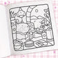 Cozy Days: Coloring Book for Adults and Kids (Cozy Spaces Coloring) (Spiral Bound)