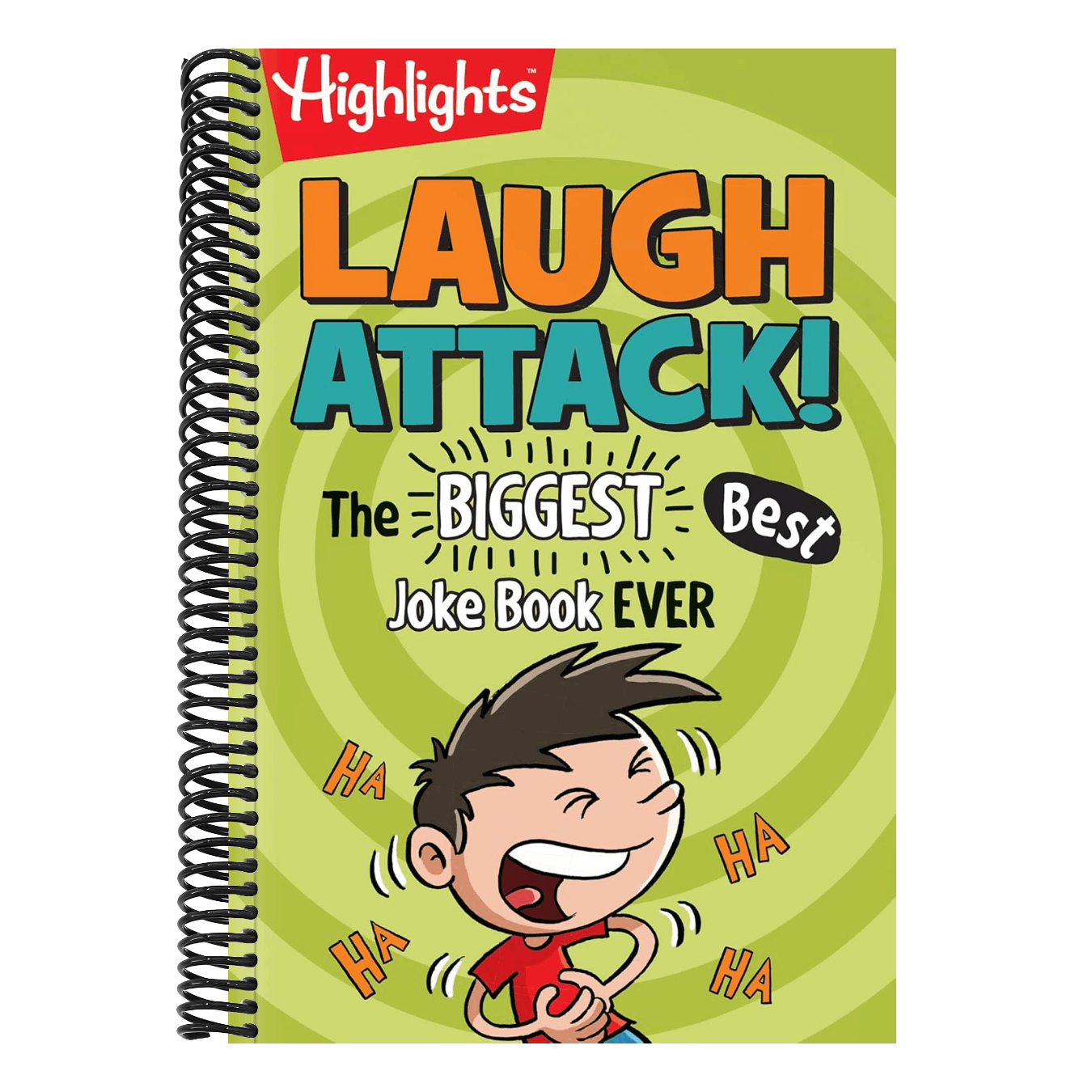 Laugh Attack!: Over 1,000 Jokes for Kids, Must-Have Kids Joke Book with Knock-Knocks, Riddles, Tongue Twisters and Cartoons