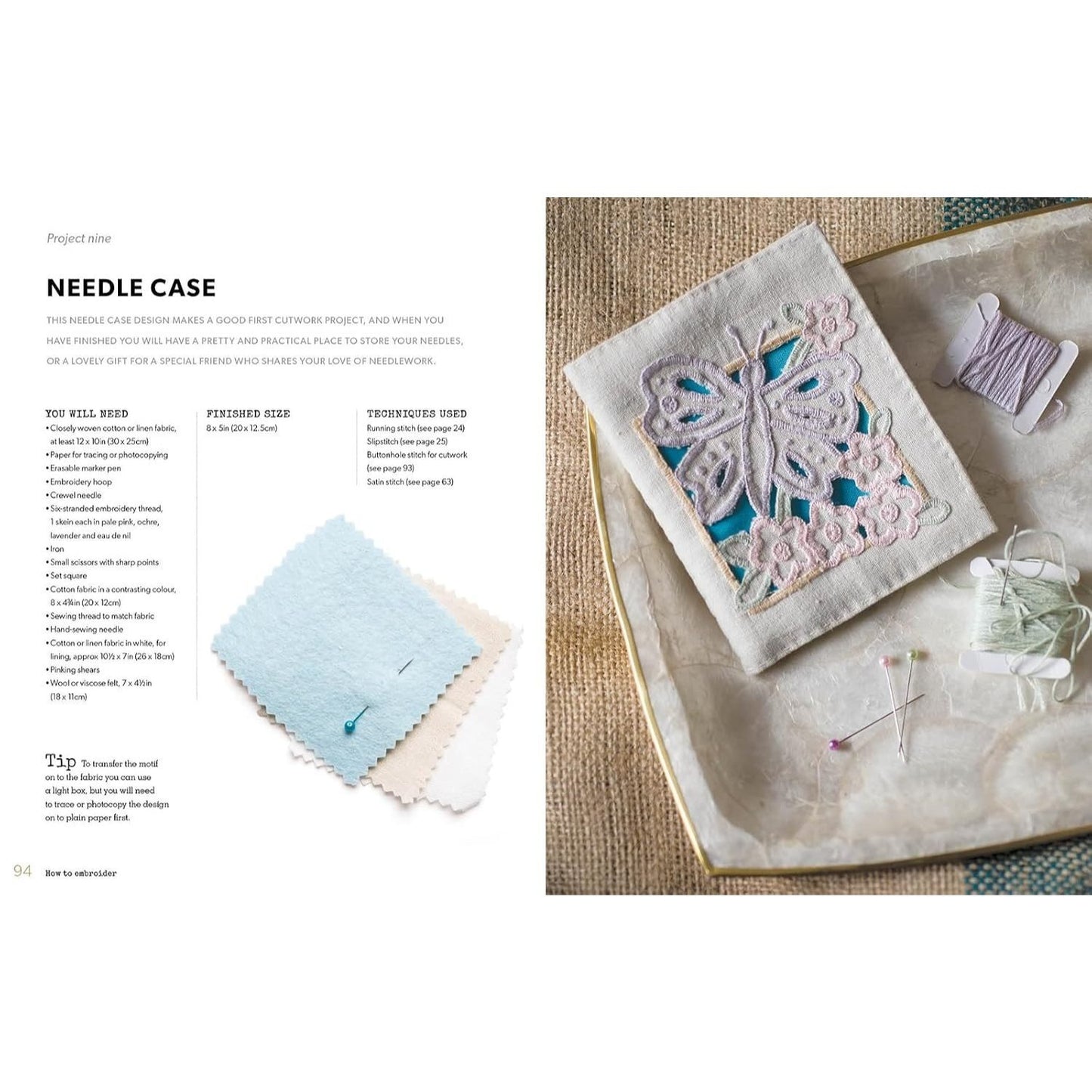 How to Embroider: Techniques and Projects for the Complete Beginner
