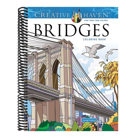 Creative Haven Bridges Coloring Book