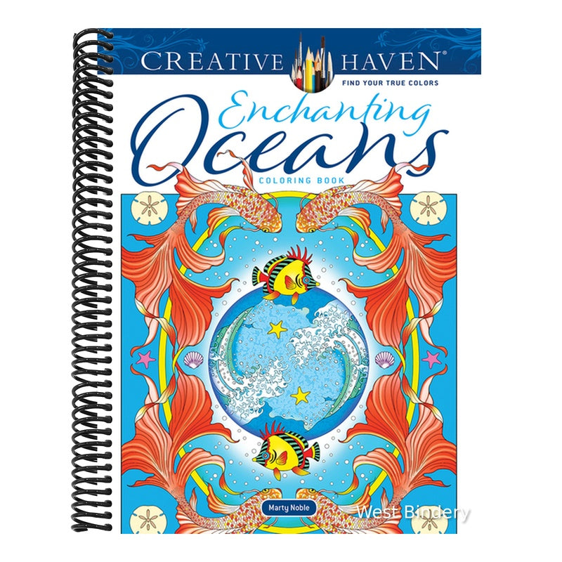 Creative Haven Enchanting Oceans Coloring Book