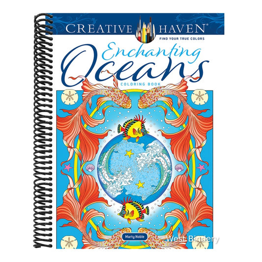 Creative Haven Enchanting Oceans Coloring Book