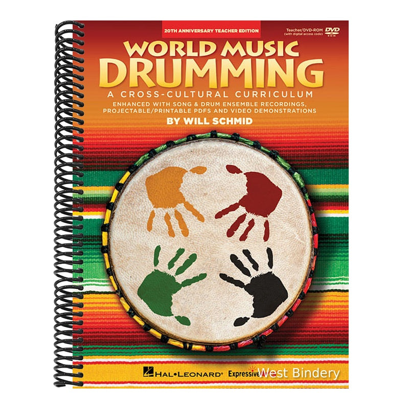 World Music Drumming Teacher Edition 20th Anniversary Book and DVD-ROM Cross-Cultural Percussion Curriculum Hal Leonard Music Education Resource [With