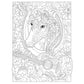 Creative Haven Dream Horses Coloring Book