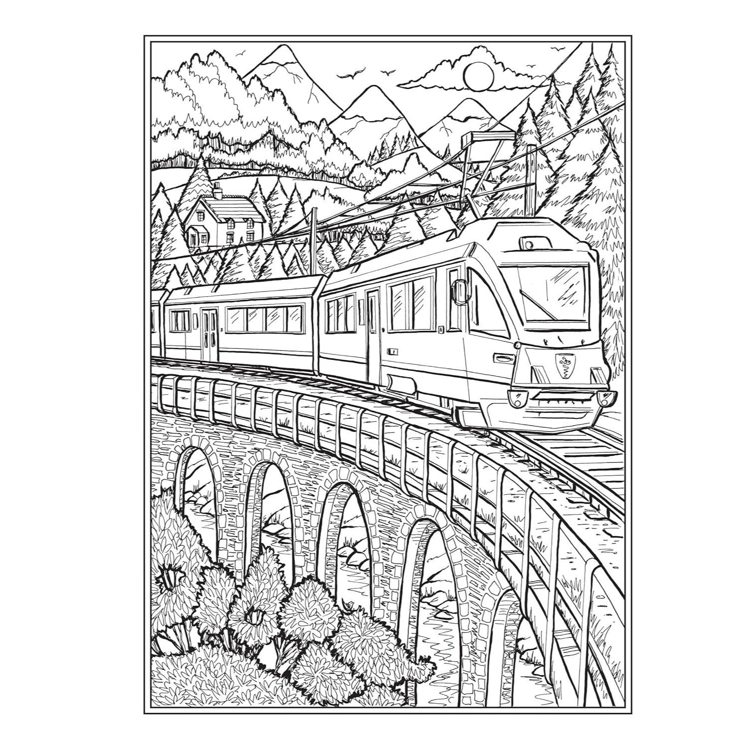 Creative Haven Wish You Were Here! Coloring Book